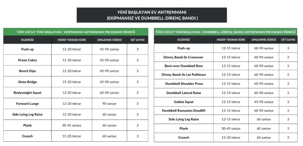 Kardiyo, Kuvvet ve Esneklik: Tam Kapsamlı Spor Programı